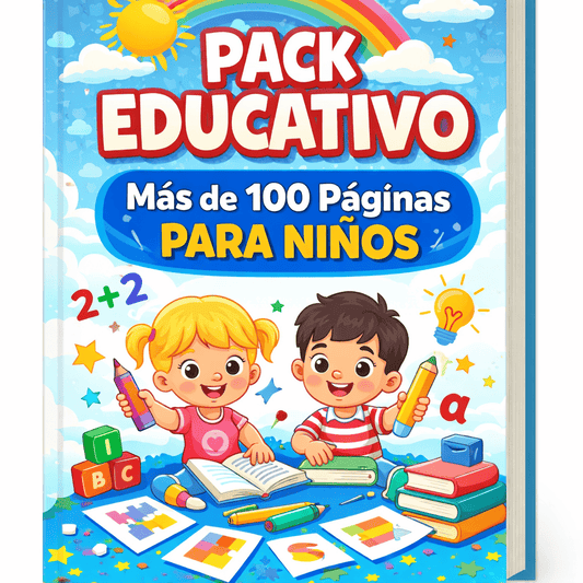 pack educativo de más de 100 páginas para niños